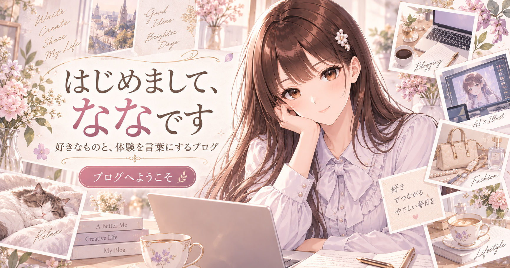 はじめまして、ななです｜好きなものと、体験を言葉にするブログ